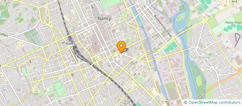 localisation de l'entreprise ASS COMM ET ARTIS ALGERIENS DE LORRAINE  NANCY