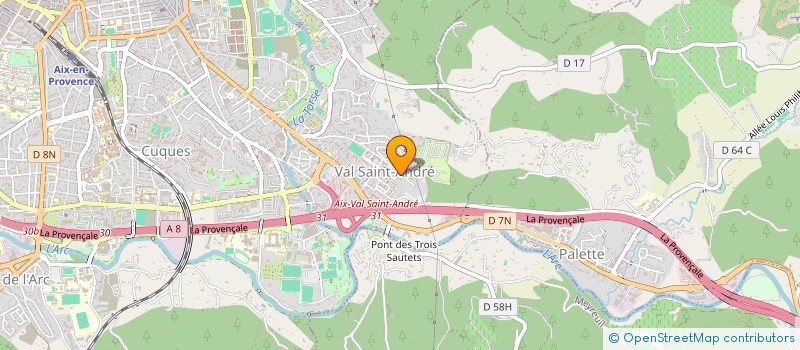 localisation de l'entreprise ASS COMME  LE THOLONET