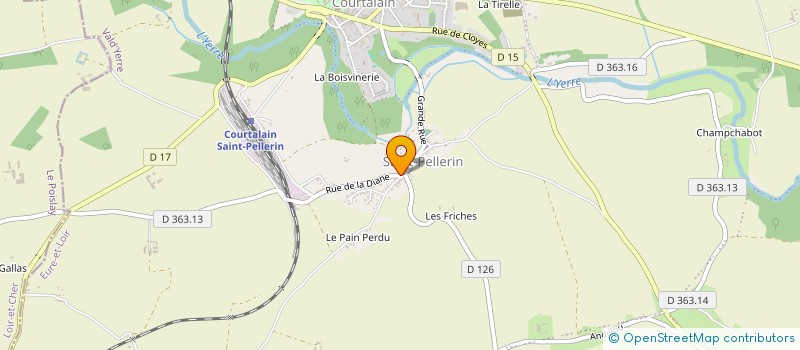 localisation de l'entreprise ASS COMMERC INDUSTRIE ARTISANS ARROU à VALD'YERRE
