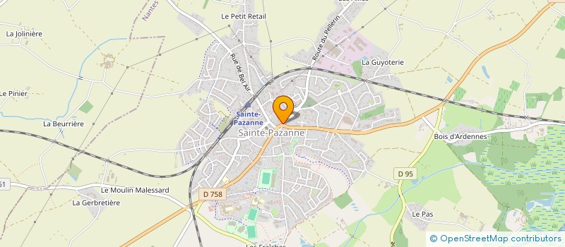 localisation de l'entreprise ASS COMMERCANT ARTISAN PROFESSION LIBERA à SAINTE-PAZANNE