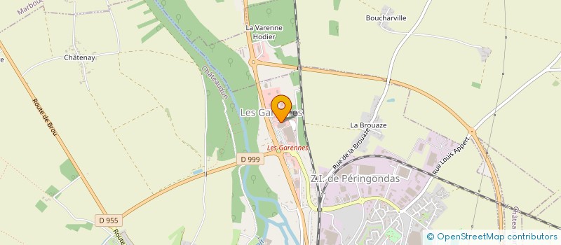 localisation de l'entreprise ASS COMMERCANT CCO INTERMARCHE à CHATEAUDUN