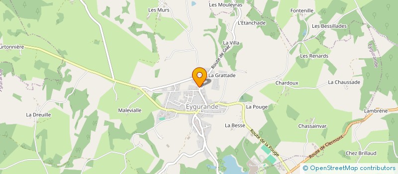 localisation de l'entreprise ASS COMMERCANTS ARTISANS PAYS EYGURANDE  EYGURANDE