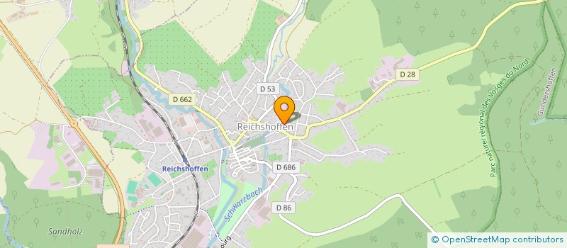 localisation de l'entreprise ASS COMMERCANTS ARTISANS REICHSHOFFEN  REICHSHOFFEN