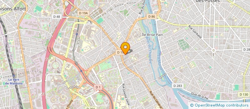 localisation de l'entreprise ASS COMMERCANTS CRETEIL VILLAGE  C C V  CRETEIL