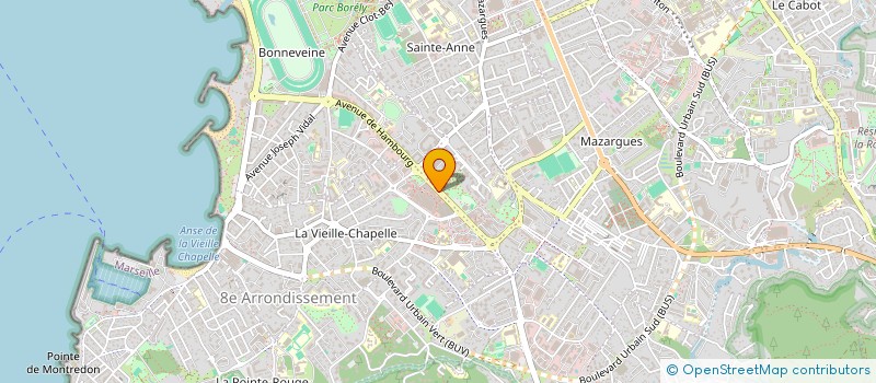 localisation de l'entreprise ASS COMMERCANTS CTRE BONNEVEINE à MARSEILLE