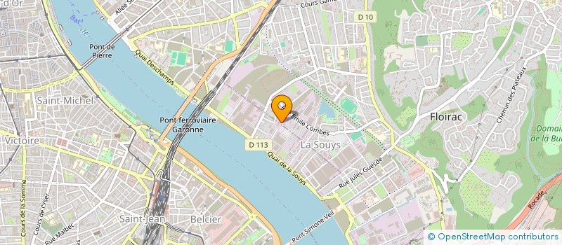 localisation de l'entreprise ASS COMMERCANTS CTRE CIAL PONT D'ARCINS  BOULIAC