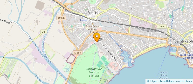 localisation de l'entreprise ASS.COMMERCANTS CTRE COMM GEANT CASINO à FREJUS