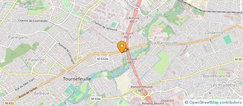 localisation de l'entreprise ASS COMMERCANTS DE TOURNEFEUILLE  TOURNEFEUILLE