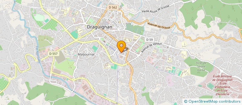 localisation de l'entreprise ASS COMMERCANTS HELLENES ET QU ST LEGER  DRAGUIGNAN