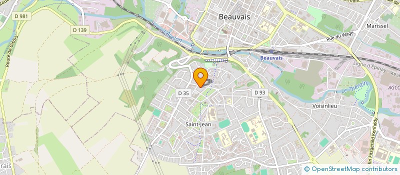 localisation de l'entreprise ASS COMMERCANTS PLATEAU CAMARD  BEAUVAIS