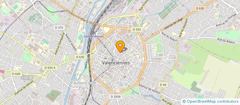 localisation de l'entreprise ASS COMMERCANTS VAL D ESCAUT  VALENCIENNES