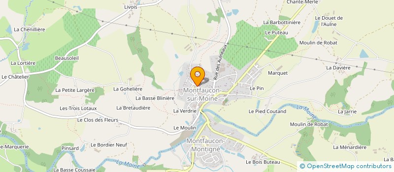 localisation de l'entreprise ASS COMMERCE ET ARTISANAT MONTFAUCON à SEVREMOINE