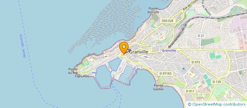 localisation de l'entreprise ASS COMMERCES GRANVILLAIS  GRANVILLE