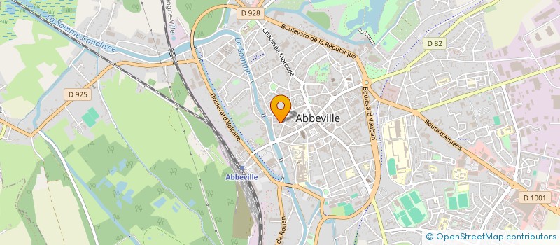 localisation de l'entreprise ASS COMMERCIALE ARTISANALE D'ABBEVILLE à ABBEVILLE