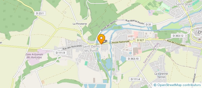 localisation de l'entreprise ASS COMMERCIALE ARTISANALE PONTOISE à SAINT-DENIS-LANNERAY