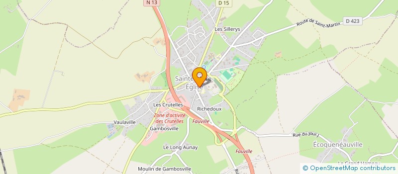 localisation de l'entreprise ASS COMMUN COORD EMERGENCE INIT LOCALES à SAINTE-MERE-EGLISE