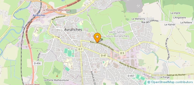 localisation de l'entreprise ASS COMMUN MARCHIS MOAL BEUNAICHE à AVRANCHES