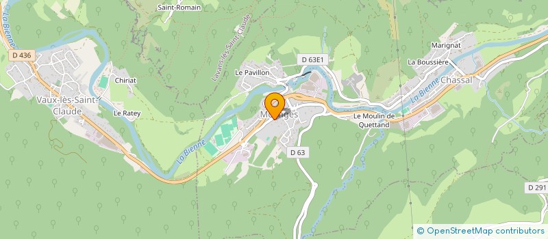 localisation de l'entreprise ASS. COMMUNALE CHASSE AGREE CHASSAL à CHASSAL-MOLINGES
