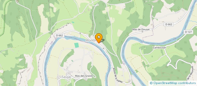 localisation de l'entreprise ASS COMMUNALE CHASSE SAINT SULPICE  SAINT-SULPICE