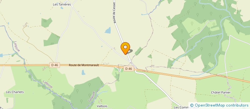 localisation de l'entreprise ASS COMMUNALE DE CHASSE AGREE  LOUCHY-MONTFAND