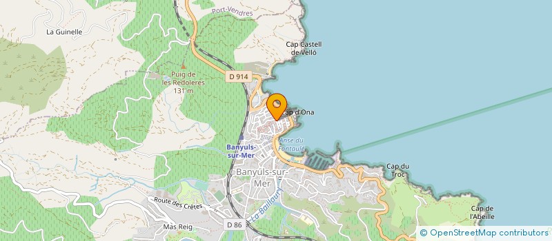 localisation de l'entreprise ASS COMMUNALE DE CHASSE AGREE DE BANYULS SUR MER  BANYULS-SUR-MER