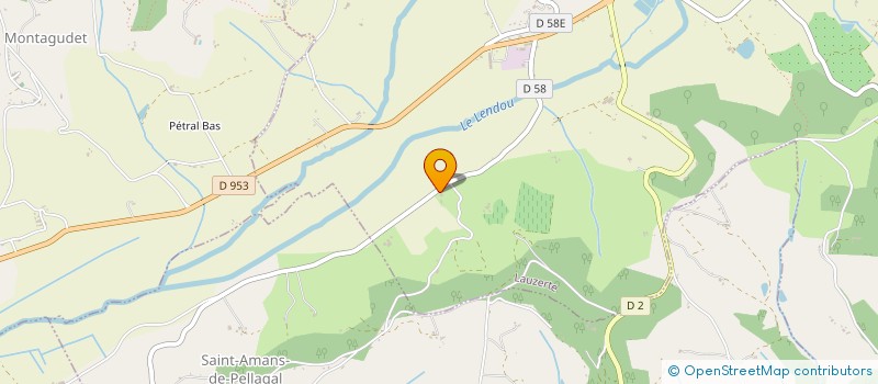 localisation de l'entreprise ASS COMMUNALE DE CHASSE AGREEE  MONTBARLA