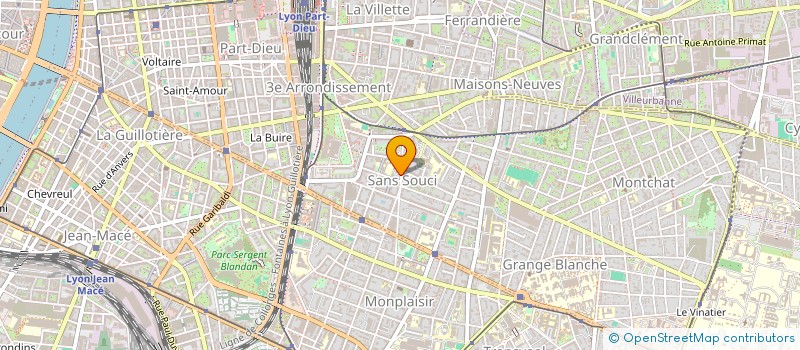 localisation de l'entreprise ASS COMMUNAUTE DE L'ARCHE A LYON à LYON