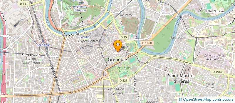 localisation de l'entreprise ASS  COMMUNAUTE DE LA STE CROIX à GRENOBLE