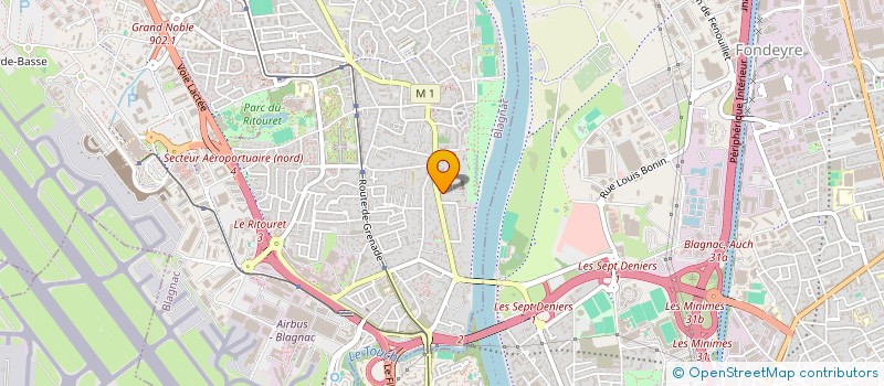 localisation de l'entreprise ASS COMMUNAUTE DES BEATITUDES à BLAGNAC