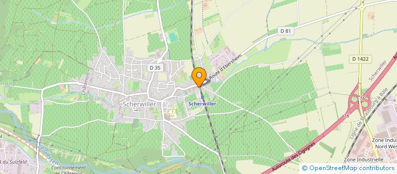 localisation de l'entreprise ASS COMMUNAUTE EMMAUS CENTRE ALSACE à SCHERWILLER