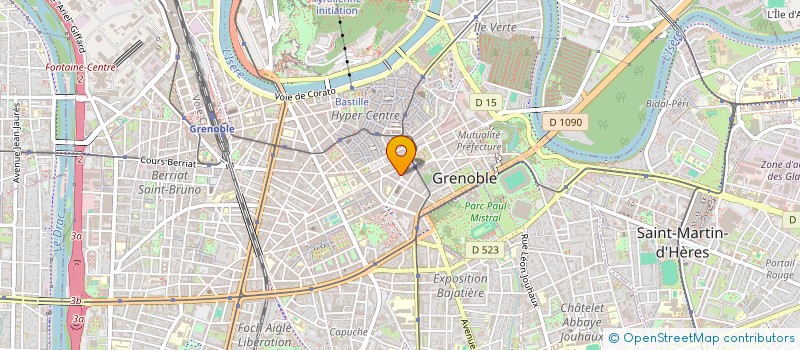 localisation de l'entreprise ASS COMMUNAUTE EVANGELIQUE  LA LUMIERE à GRENOBLE