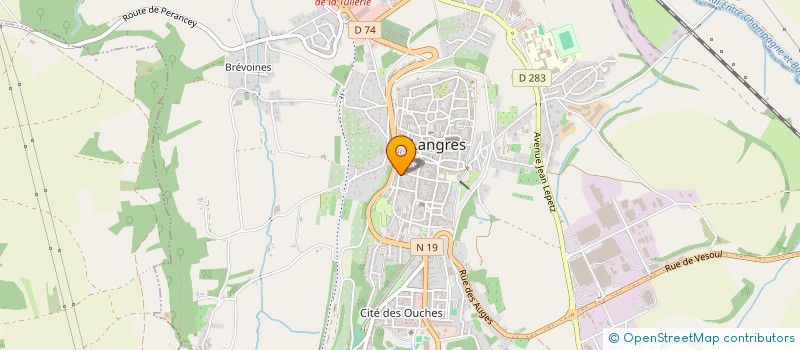 localisation de l'entreprise ASS COMMUNAUTE MAROCAINE DE LANGRES à LANGRES