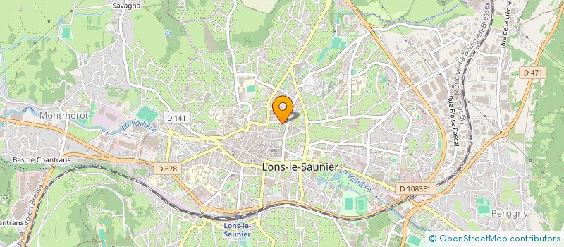 localisation de l'entreprise ASS COMMUNAUTES CHRETIENNES à LONS-LE-SAUNIER