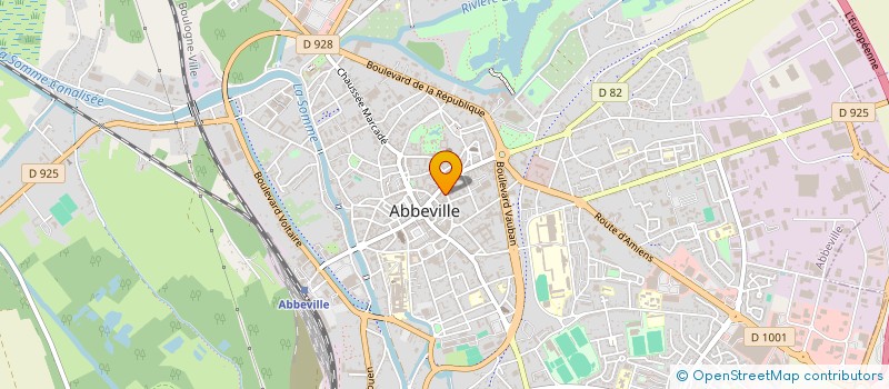 localisation de l'entreprise ASS COMMUNIC'ARTIS à ABBEVILLE