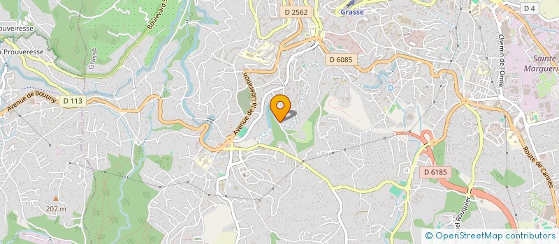 localisation de l'entreprise ASS COMMUNIC.LOISIR.EDUC.FORMAT.SPORT à GRASSE