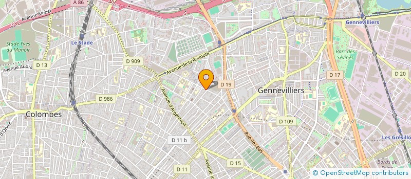 localisation de l'entreprise ASS COMMUNICATION CULTURE ET CONSEIL à ASNIERES-SUR-SEINE