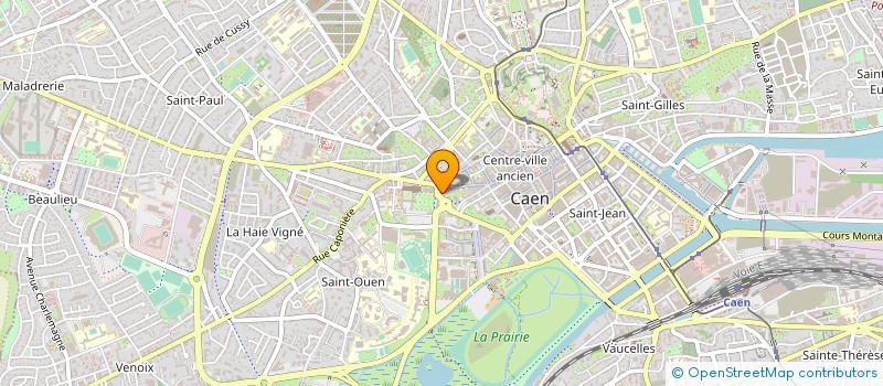 localisation de l'entreprise ASS COMMUNICATION DES NOTAIRES à CAEN