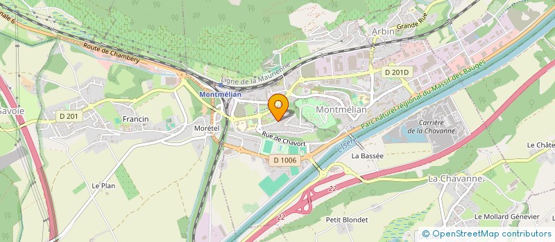 localisation de l'entreprise ASS COMMUNICATION INFORMATION à MONTMELIAN