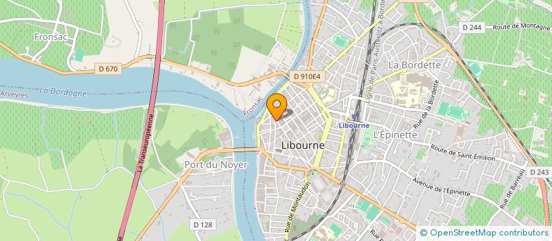 localisation de l'entreprise ASS COMMUNICATION RADIO LOCALE à LIBOURNE