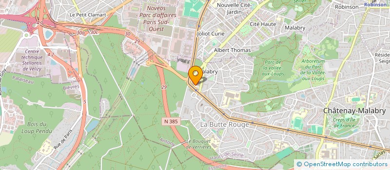 localisation de l'entreprise ASS COMMUNICATION SOCIALE à CHATENAY-MALABRY
