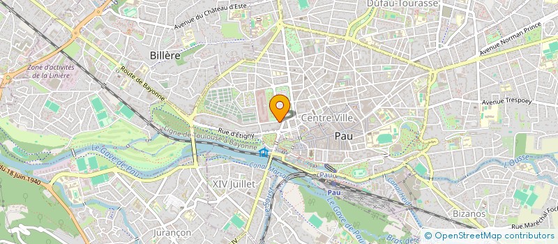 localisation de l'entreprise ASS  COMP DES EXPERTS JUDIC DE LA COUR D à PAU