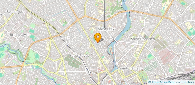 localisation de l'entreprise ASS COMPAGNIE BLANCHE  NANTES