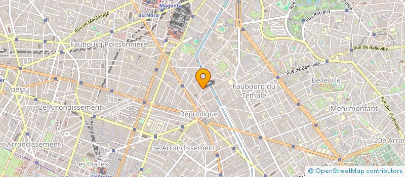 localisation de l'entreprise ASS COMPAGNIE DE L ARPENTEUSE GEOMETRE  PARIS