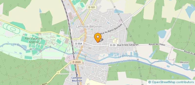 localisation de l'entreprise ASS COMPAGNIE DEMAIN DES L AUBE  LAMOTTE-BEUVRON