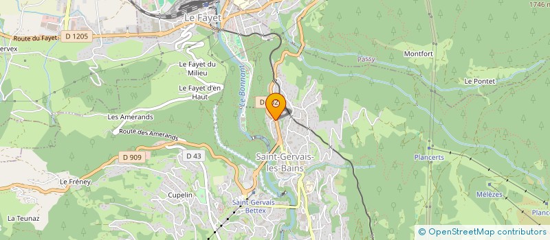 localisation de l'entreprise ASS COMPAGNIE DES GUIDES à SAINT-GERVAIS-LES-BAINS