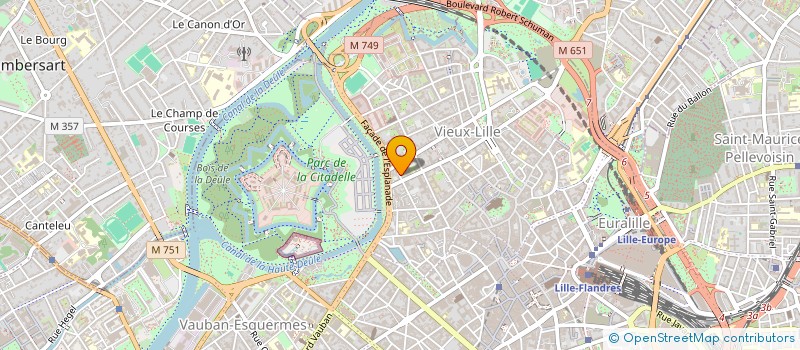 localisation de l'entreprise ASS COMPAGNIE DRAMATIQUE HARMINES à LILLE