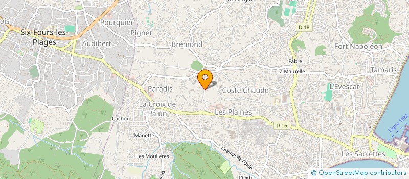 localisation de l'entreprise ASS COMPAGNIE DU BELIER à LA SEYNE-SUR-MER