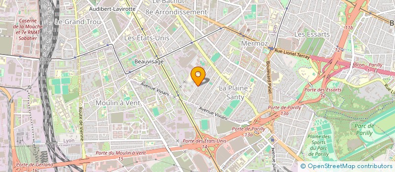 localisation de l'entreprise ASS COMPAGNIE DU FOLIARET  LYON