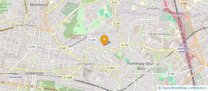 localisation de l'entreprise ASS COMPAGNIE DU HUITIEME JOUR  FONTENAY-SOUS-BOIS