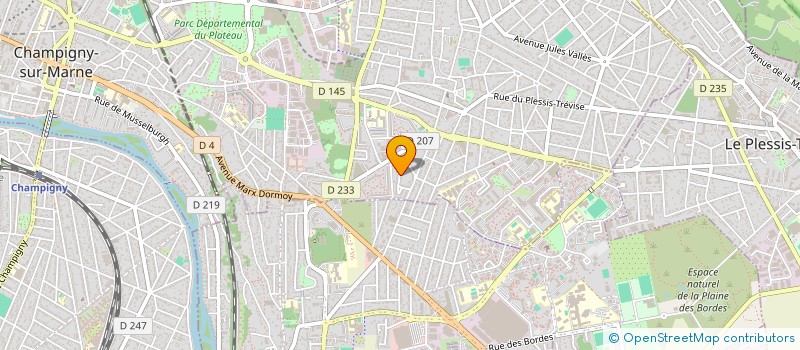 localisation de l'entreprise ASS COMPAGNIE DU PARAGRAPHE à CHAMPIGNY-SUR-MARNE